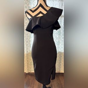 Beautiful One-Shoulder Black Dress - Brand New!